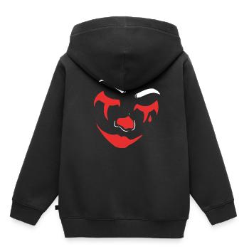 Trauriger Clown Entertainer Gift - Kinder Premium Organic Hoodie - Schwarz - Hinten - AI Model Kid Male (0cm)