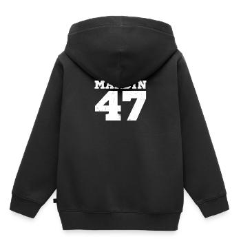 Mardin 47 Türkei Kurdish Türkisch Türke Türkiye - Kinder Premium Organic Hoodie - Schwarz - Hinten - AI Model Kid Male (0cm)