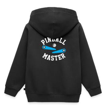 Pinball Master Flipperautomat Spieler Spie Automat - Kinder Premium Organic Hoodie - Schwarz - Hinten - AI Model Kid Male (0cm)