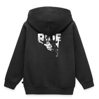 Snowboarding - Kinder Premium Organic Hoodie - Schwarz - Hinten - AI Model Kid Male (0cm)