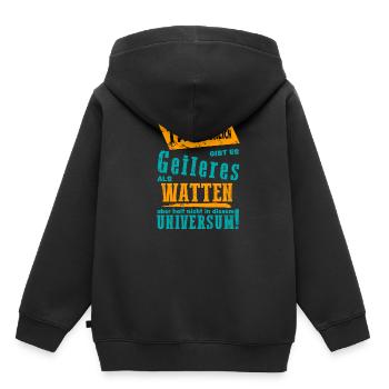 I LOVE WATTEN Watteln Wattlung Card Game Cards - Kids Premium Organic Hoodie - black - Back - AI Model Kid Male (0cm)