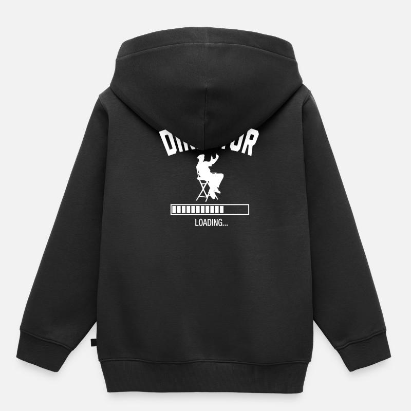 Futur directeur - Sweat Premium à capuche enfant bio - noir
