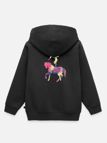 Mädchen Voltigieren Volti - Kinder Premium Organic Hoodie - Schwarz