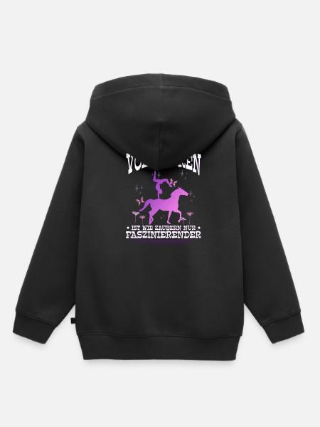 Mädchen Voltigieren Volti - Kinder Premium Organic Hoodie - Schwarz