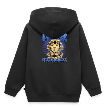 Conception de la mythologie égyptienne pour un fan de l’Égypte ancienne - Sweat Premium à capuche enfant bio - noir - Dos - AI Model Kid Male (0cm)