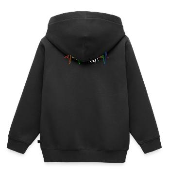 Charpentier homosexuel - Sweat Premium à capuche enfant bio - noir - Dos - AI Model Kid Male (0cm)