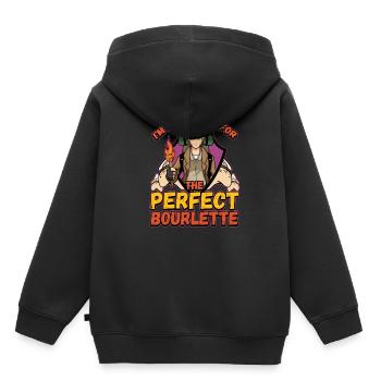 Conception de collecteur de dents fossiles pour un fossile de requin - Sweat Premium à capuche enfant bio - noir - Dos - AI Model Kid Male (0cm)