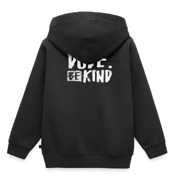 Dude Be Kind - Kinder Premium Organic Hoodie - Schwarz - Hinten - AI Model Kid Male (0cm)