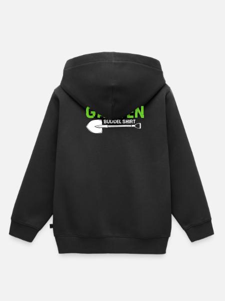 Garten Buddel - Kinder Premium Organic Hoodie - Schwarz
