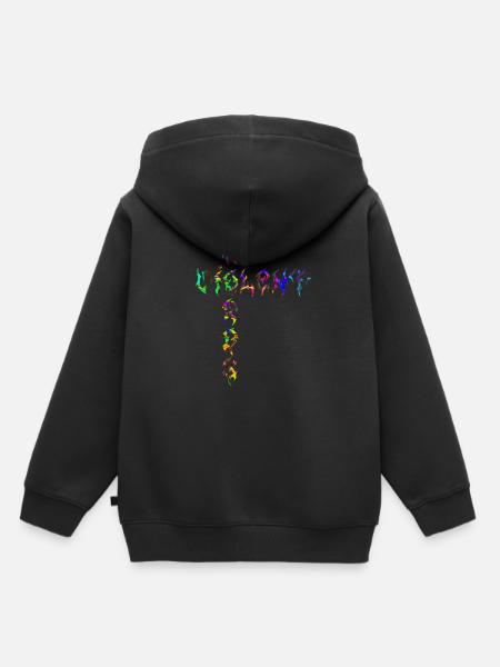 Violent Words - Kinder Premium Organic Hoodie - Schwarz