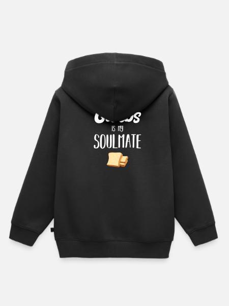 Kohlenhydrate Sind Mein Seelenverwandter - Kinder Premium Organic Hoodie - Schwarz
