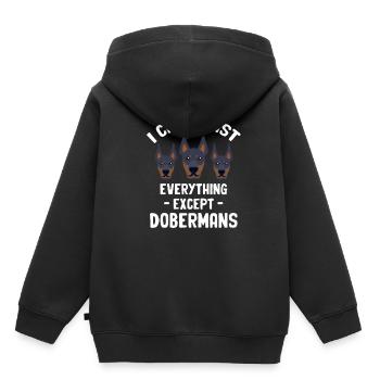 Ich Kann Allem Widerstehen, Außer - Kinder Premium Organic Hoodie - Schwarz - Hinten - AI Model Kid Male (0cm)