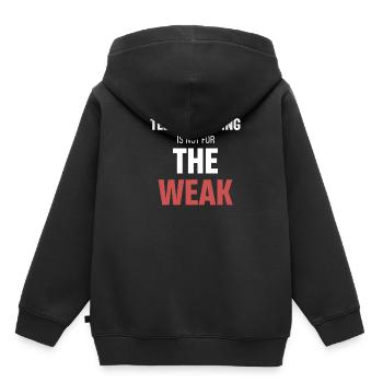 Le télémarketing n’est pas pour les âmes sensibles - Sweat Premium à capuche enfant bio - noir - Dos - AI Model Kid Male (0cm)