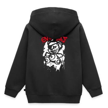 Jouet maléfique - Sweat Premium à capuche enfant bio - noir - Dos - AI Model Kid Male (0cm)