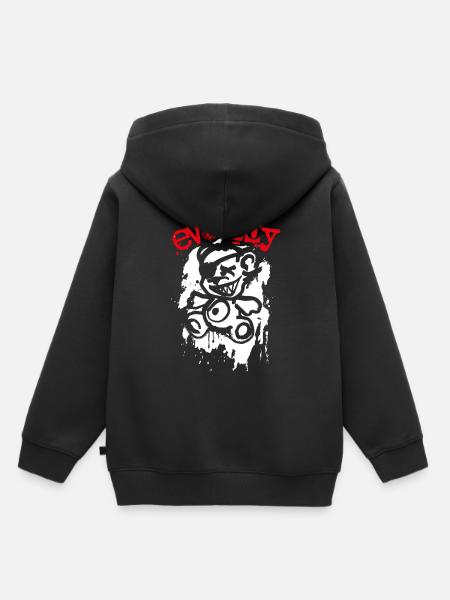 Evil Toy - Kinder Premium Organic Hoodie - Schwarz