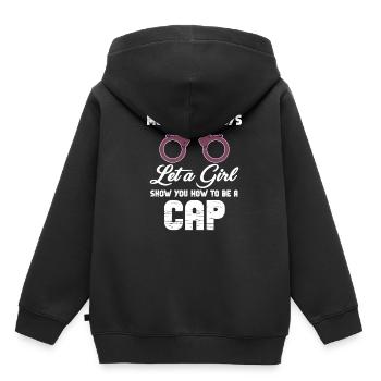 Bewegen Sie Sich, Jungs, Lassen Sie Sich Von - Kinder Premium Organic Hoodie - Schwarz - Hinten - AI Model Kid Male (0cm)