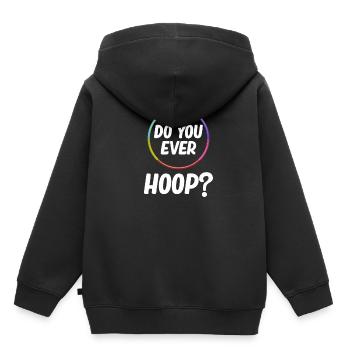 Est-ce que vous mûrissez du tout ? Jongleurs drôles de cerceau - Sweat Premium à capuche enfant bio - noir - Dos - AI Model Kid Male (0cm)