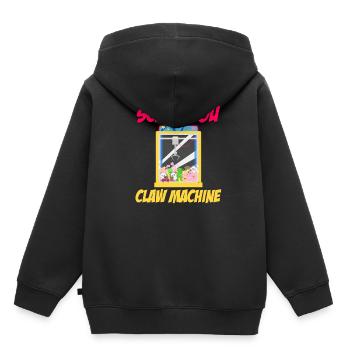 Screw You Claw Machine Lover Vending Amusement - Kinder Premium Organic Hoodie - Schwarz - Hinten - AI Model Kid Male (0cm)