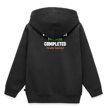 Mission pharmacienne terminée, Propofol - Sweat Premium à capuche enfant bio - noir - Dos - AI Model Kid Male (0cm)
