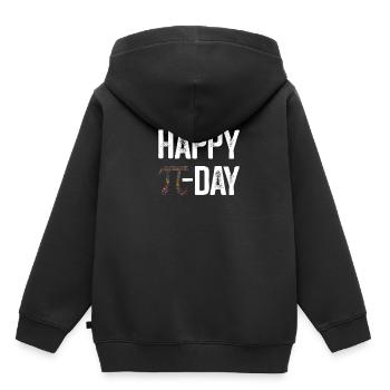Mathematik Zahl Pi Kreis Schule Shirt Geschenk - Kinder Premium Organic Hoodie - Schwarz - Hinten - AI Model Kid Male (0cm)
