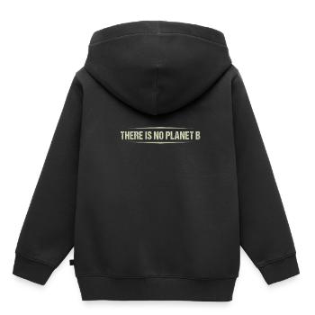 There Is No Planet B Earth Day Anniversary - Kids Premium Organic Hoodie - black - Back - AI Model Kid Male (0cm)
