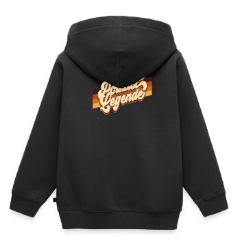 Polizist Polizei - Kinder Premium Organic Hoodie - Schwarz - Hinten - AI Model Kid Male (0cm)
