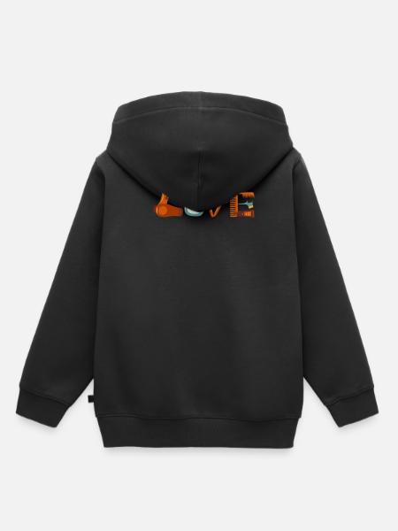 Love Friseurin - Kinder Premium Organic Hoodie - Schwarz