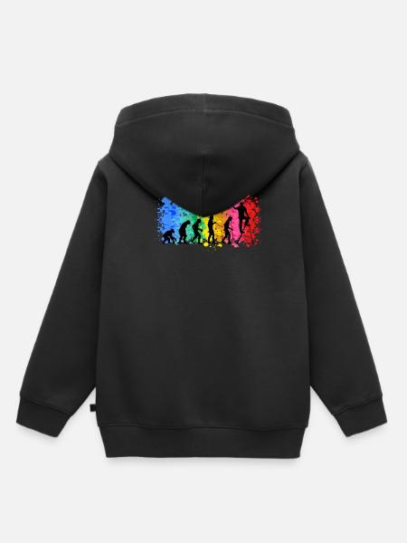 Maler - Kinder Premium Organic Hoodie - Schwarz