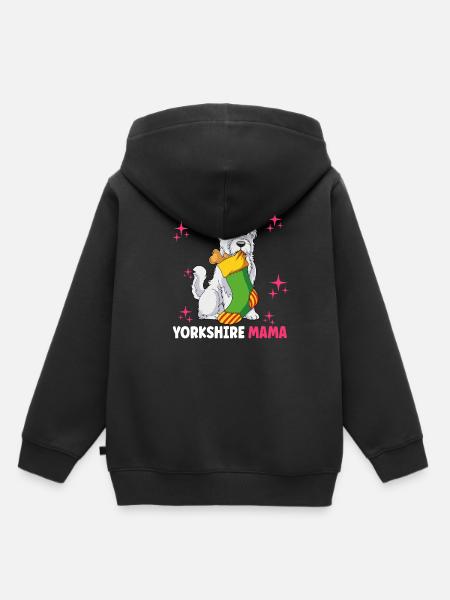 Yorkshire Mama - Kinder Premium Organic Hoodie - Schwarz