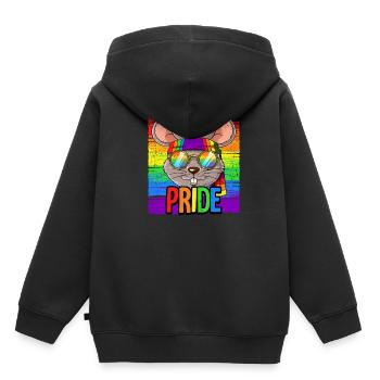 Pride LGBTQ Christopher Street Day Costume Pride - Kids Premium Organic Hoodie - black - Back - AI Model Kid Male (0cm)