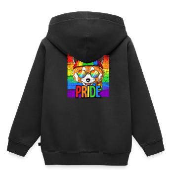 Pride LGBTQ Christopher Street Day Costume Pride - Kids Premium Organic Hoodie - black - Back - AI Model Kid Male (0cm)