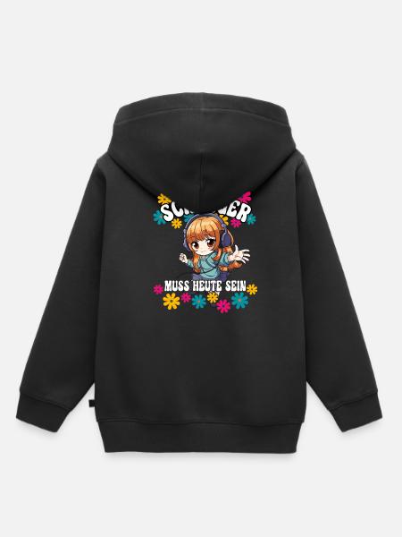Schlager - Kinder Premium Organic Hoodie - Schwarz