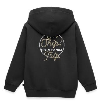 Schifffahrt Segeln Boot Familie Ausflug - Kinder Premium Organic Hoodie - Schwarz - Hinten - AI Model Kid Male (0cm)