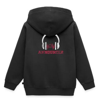 La télévision de la radio de la profession de modérateur - Sweat Premium à capuche enfant bio - noir - Dos - AI Model Kid Male (0cm)