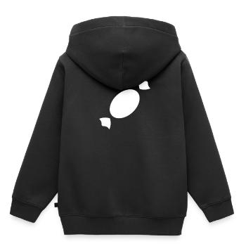 sweet - Kids Premium Organic Hoodie - black - Back - AI Model Kid Male (0cm)