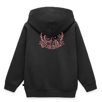 Fête de poule mariage équipe - Sweat Premium à capuche enfant bio - noir - Dos - AI Model Kid Male (0cm)