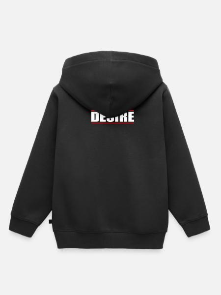 Desire Begehren - Kinder Premium Organic Hoodie - Schwarz