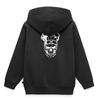 cuisinier - Sweat Premium à capuche enfant bio - noir - Dos - AI Model Kid Male (0cm)