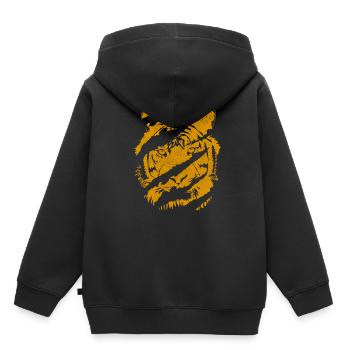 tigre - Sweat Premium à capuche enfant bio - noir - Dos - AI Model Kid Male (0cm)