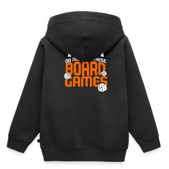 Ja Ich Brauche All Diese Brettspiele Brettspiel - Kinder Premium Organic Hoodie - Schwarz - Hinten - AI Model Kid Male (0cm)