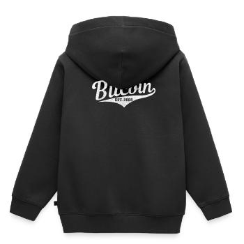 BITCOIN - Kids Premium Organic Hoodie - black - Back - AI Model Kid Male (0cm)
