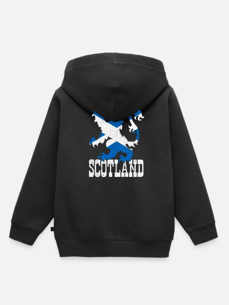Schottland - Kinder Premium Organic Hoodie - Schwarz