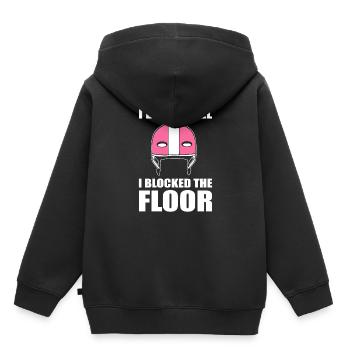 Roller Derby -Ausrüstung Derby Skater - Kinder Premium Organic Hoodie - Schwarz - Hinten - AI Model Kid Male (0cm)