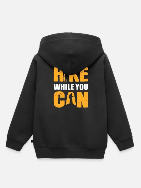 Wanderberg Backpacker - Kinder Premium Organic Hoodie - Schwarz