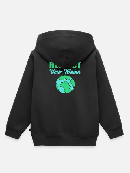 Naturliebhaber Umweltaktivist - Kinder Premium Organic Hoodie - Schwarz