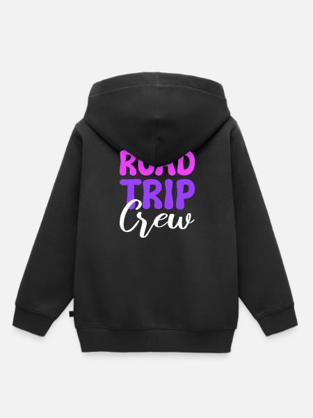 Road Trip Crew Reisender - Kinder Premium Organic Hoodie - Schwarz