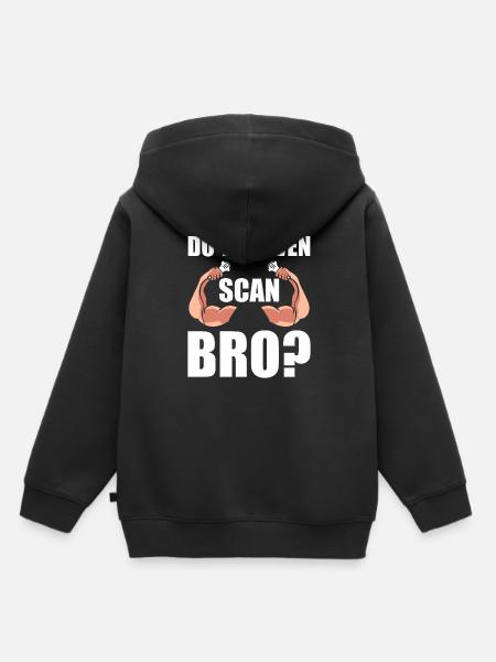 Lustiger Ultraschall Sonograph - Kinder Premium Organic Hoodie - Schwarz