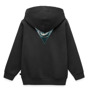 Space Moon - Sweat Premium à capuche enfant bio - noir - Dos - AI Model Kid Male (0cm)