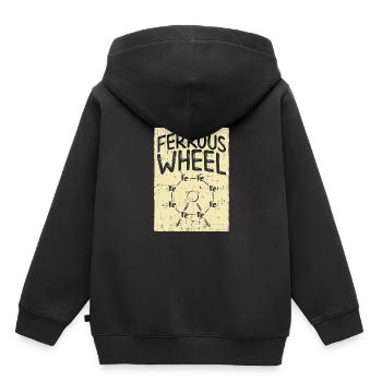 La grande roue de la chimie ! - Cadeau - Sweat Premium à capuche enfant bio - noir - Dos - AI Model Kid Male (0cm)