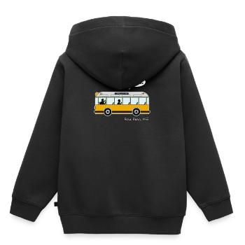 Rosa Parks Bus anti rassismus Nah Nope Geschenk - Kinder Premium Organic Hoodie - Schwarz - Hinten - AI Model Kid Male (0cm)